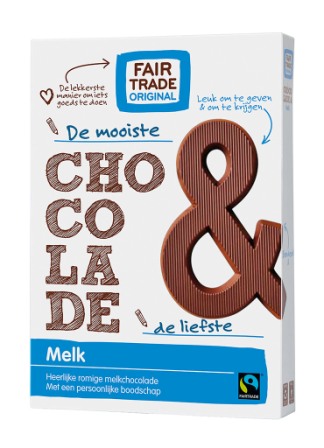 chocoladeletter melk fair trade original 