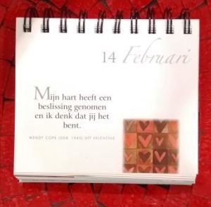 kalender Valentijn kalender Valentijn