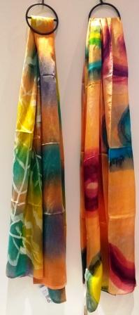 sjaal katoen (l), sjaal zijde (r), 50x180 - India _ El-Puente